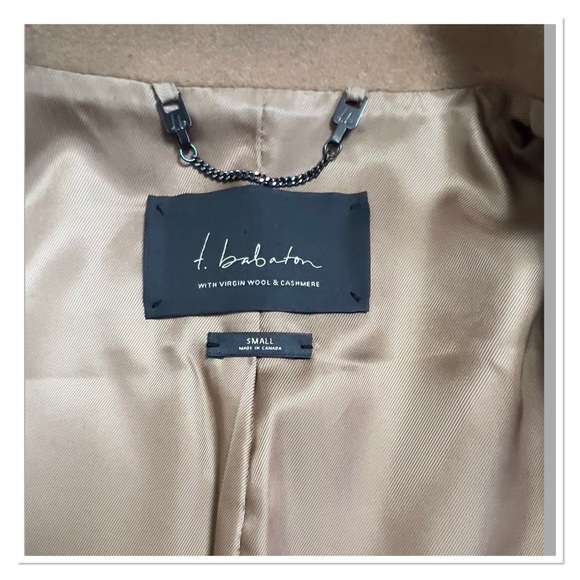 BABATON 'Howell' Double-Breasted Camel Pea Coat - Picture 7 of 15